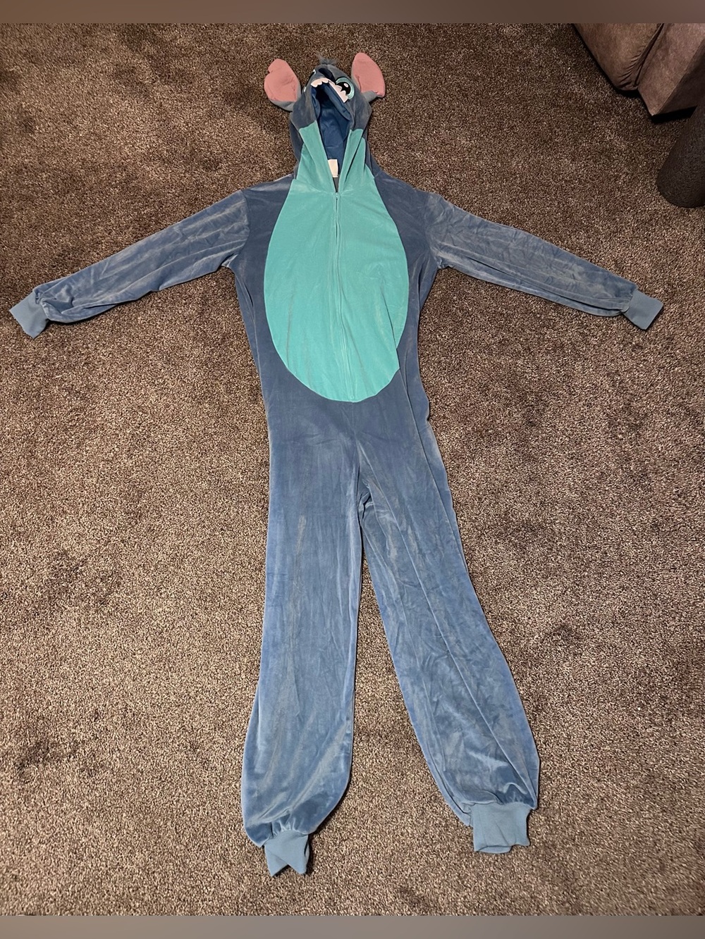 Men’s - Unisex Sm/Med Stitch Zip Front Stitch Costume Onesie